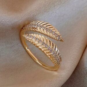 Designer Gold Ring – Modern & Elegant Finish