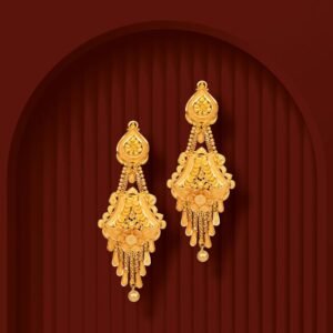 Handcrafted Gold Earrings