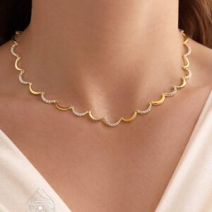 Modern Gold Necklace – Clean & Stylish Look
