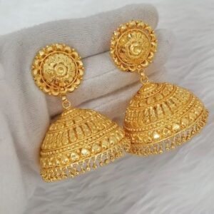 Bridal Gold Earring