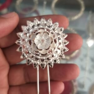 Ethnic Silver Juda Pin for Women