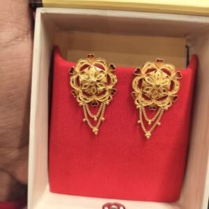 Handcrafted Gold Earrings