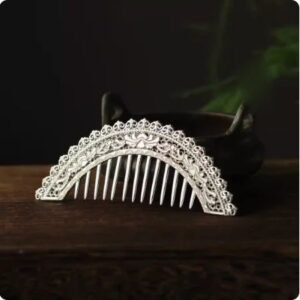 Decorative Silver Juda Ghopa for Ethnic Wear