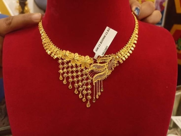 Premium Party Wear Gold Necklace