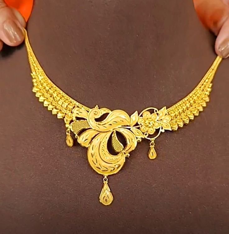 Premium Party Wear Gold Necklace