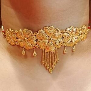 Party wear gold choker
