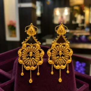 Wedding Gold Earring