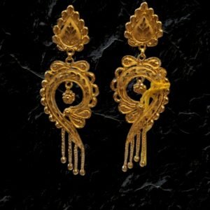 Royal Antique Gold Drop Earrings