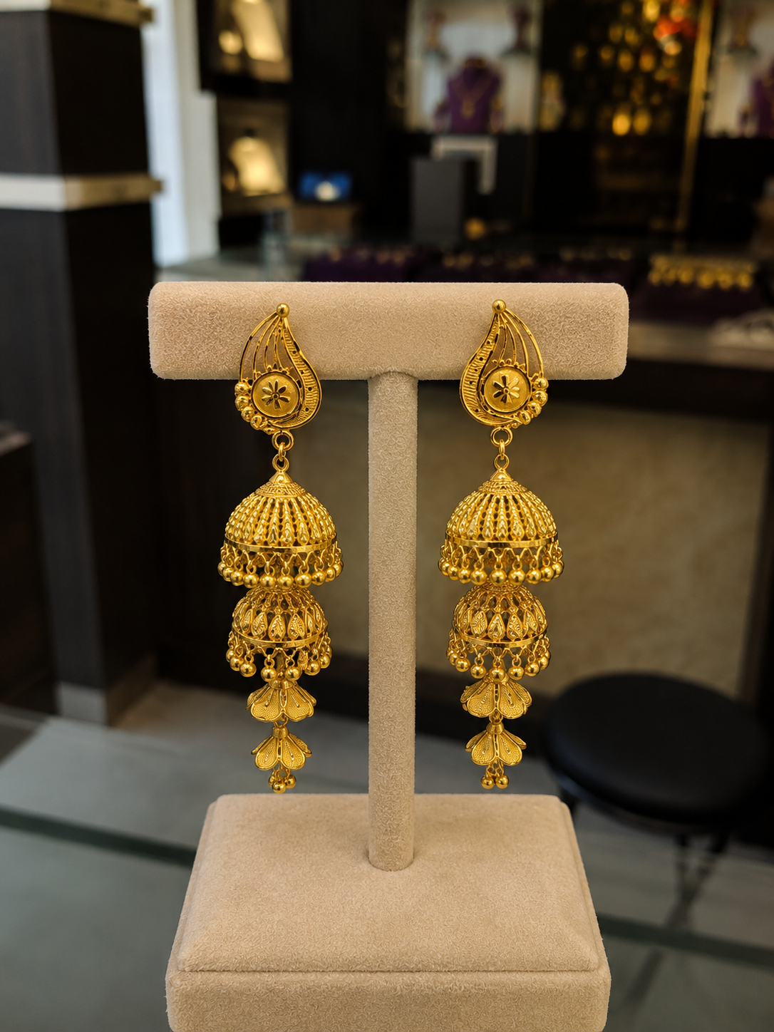 Premium 22K Gold Designer Earrings