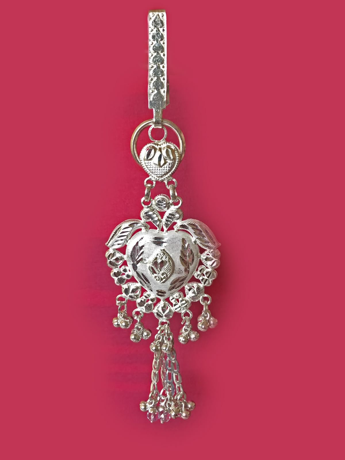 Ethnic Silver Komor Key Holder Set