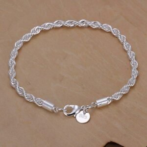Modern Designer Silver Bracelet