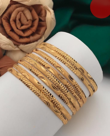 Heritage Style Gold Bangles