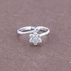 Floral Design Toe Ring