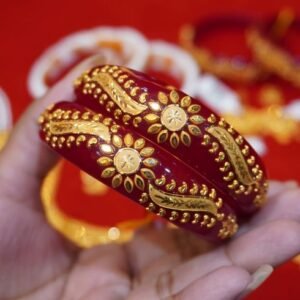 Bridal Style Gold Pola Badhano